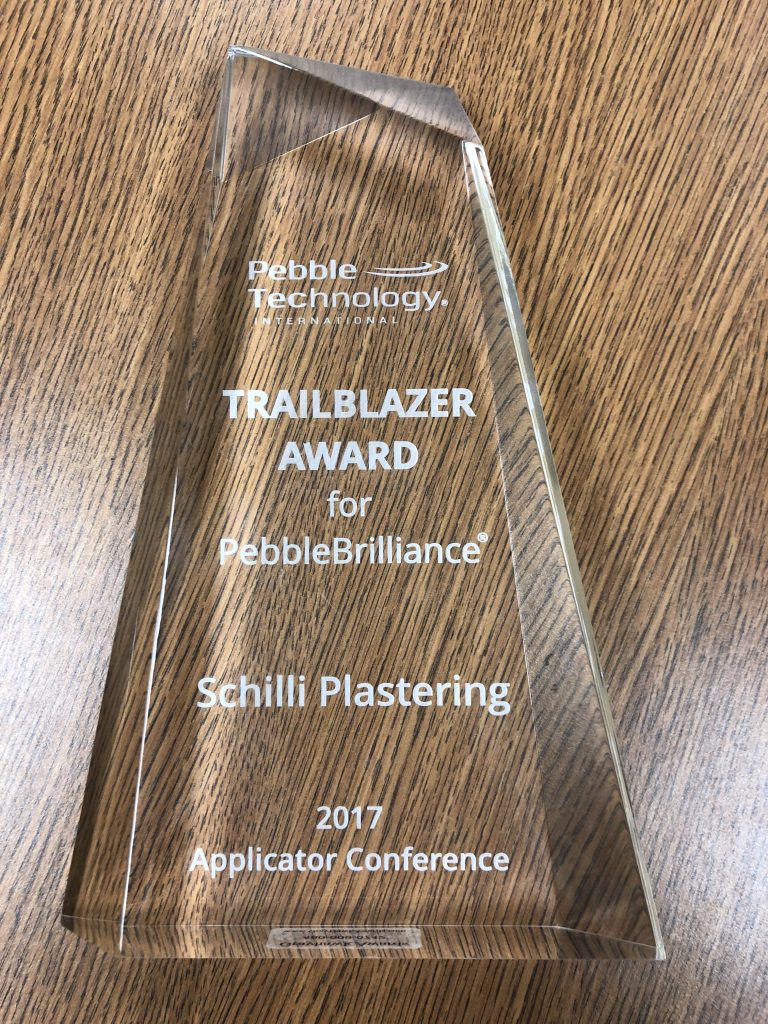 Schilli Plastering Wins Trailblazer Award – Schilli Plastering